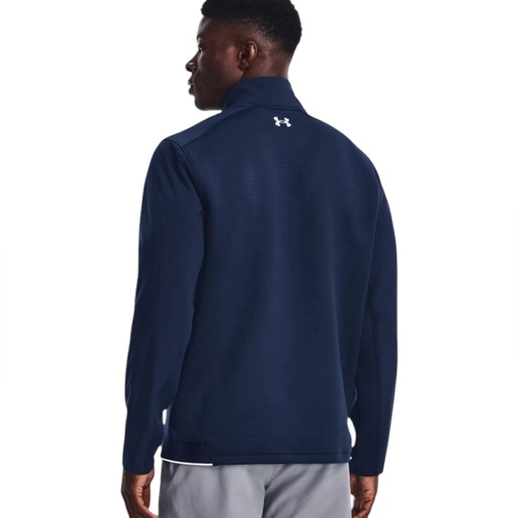 New Under Armour Storm Daytona Men's Half Zip Pullover Golf Top Blue Sz Large - Picture 3 of 13